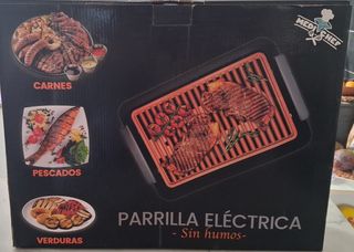 Parrilla Eléctrica Medichef Negra y Dorada
