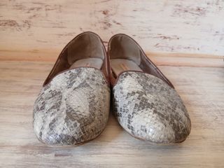 Bailarinas Beige y Grises