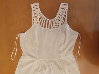 Vestido largo beige 