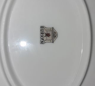 Piatto da portata ovale floreale