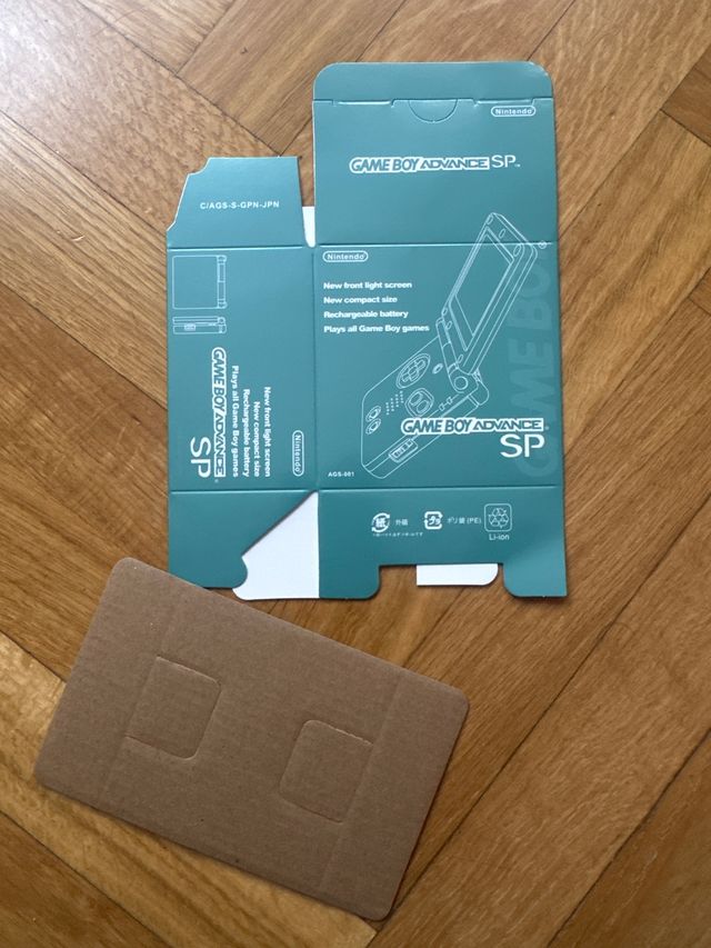 Caja Game Boy Advance SP Nintendo