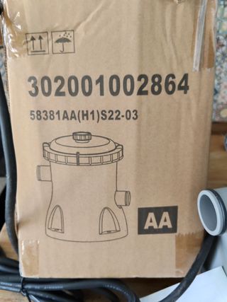 Depuradora Agua Piscina Bestway Gris