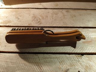 Percha plegable antigua de Madera