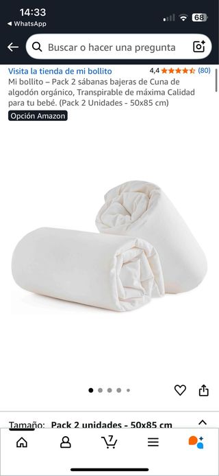 3 Sábanas Bajeras Algodón mini cuna 85x50