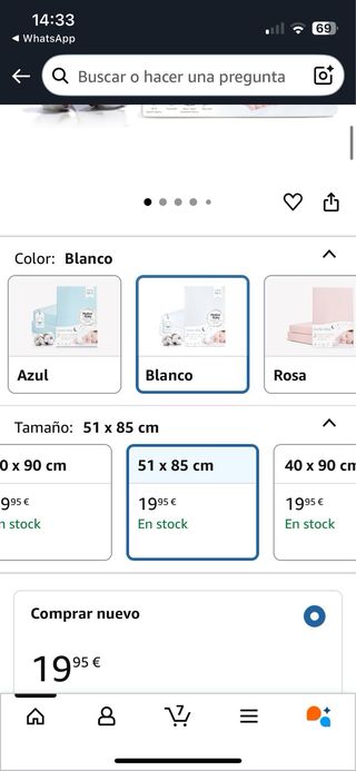 3 Sábanas Bajeras Algodón mini cuna 85x50