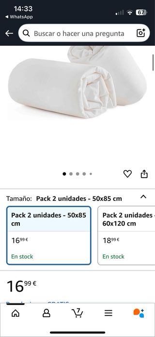 3 Sábanas Bajeras Algodón mini cuna 85x50