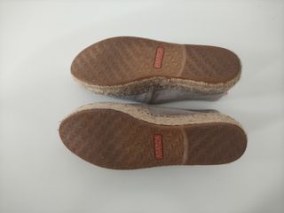 Alpargatas Abarca Mujer Talla 39 Beige