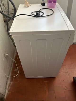 Lavadora Carga Frontal Blanca