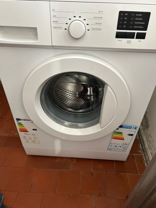 Lavadora Carga Frontal Blanca