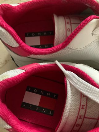 Zapatillas Mujer Tommy Jeans Rosa y Blanco