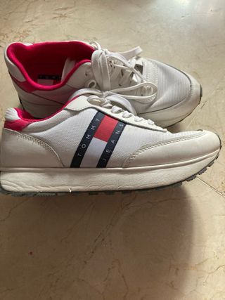 Zapatillas Mujer Tommy Jeans Rosa y Blanco