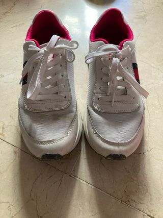 Zapatillas Mujer Tommy Jeans Rosa y Blanco