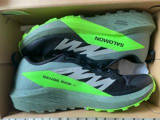 Salomon Sense Ride 5 Talla 44 2/3 Negro-Verde