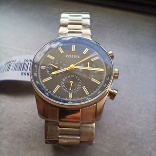 Relógio Fossil Dourado Novo