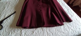 Chaqueta D. Algodón de Mujer. Color Burdeos.