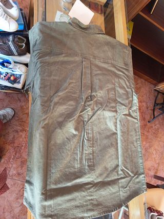 Camisa verde militar talla M