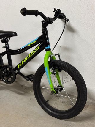 Bici infantil 4-6 años Kross Racer 16” + ruedines