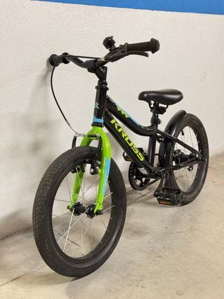 Bici infantil 4-6 años Kross Racer 16” + ruedines
