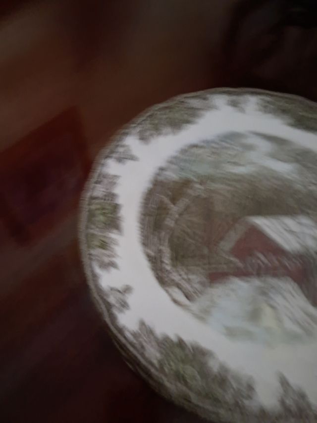 12 Platos Johnson Bros. The Hayfield