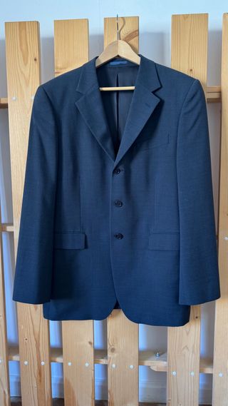 Americana Caramelo Azul Marino Talla 52