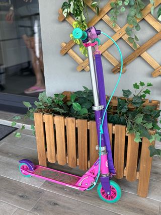 Patinete Oxelo Play 5 plegable rosa