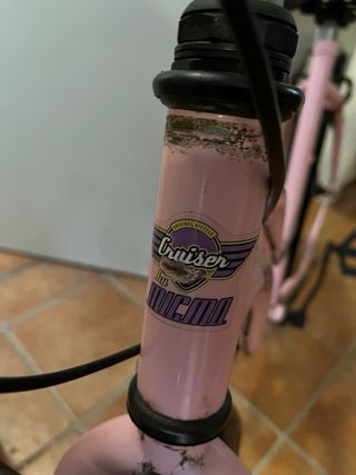 Bicicleta Cruiser Mujer Rosa