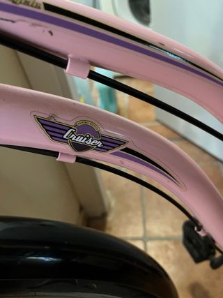 Bicicleta Cruiser Mujer Rosa