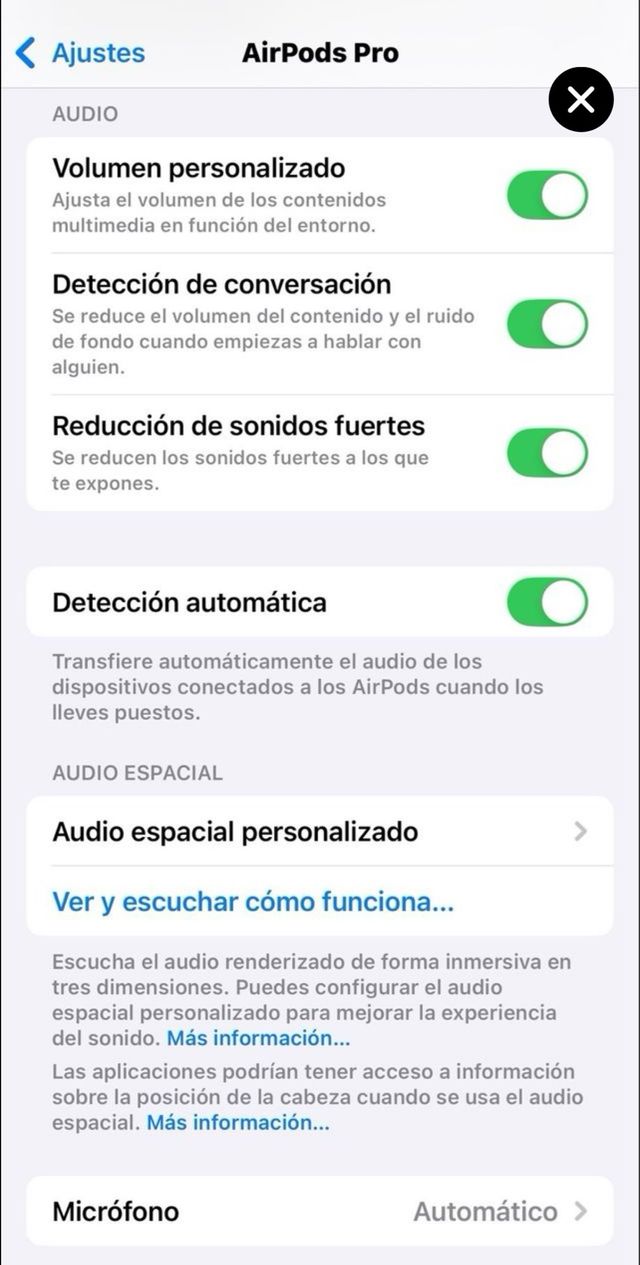 Auriculares sin estrenar