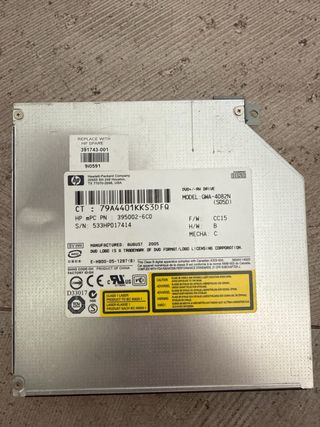 Lectores DVD HP para portátil