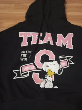 Sudadera Negra TEAM Talla XS