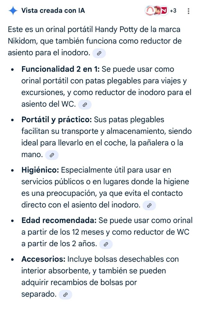 Orinal portátil de viaje HandyPotty naranja