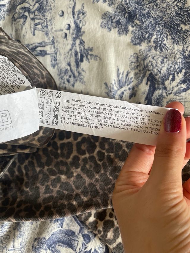 Jeans animalier Pull&Bear