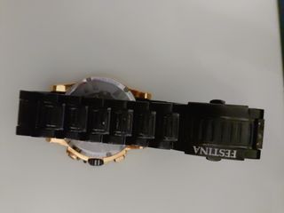 Reloj Festina Oro y Negro Auténtico