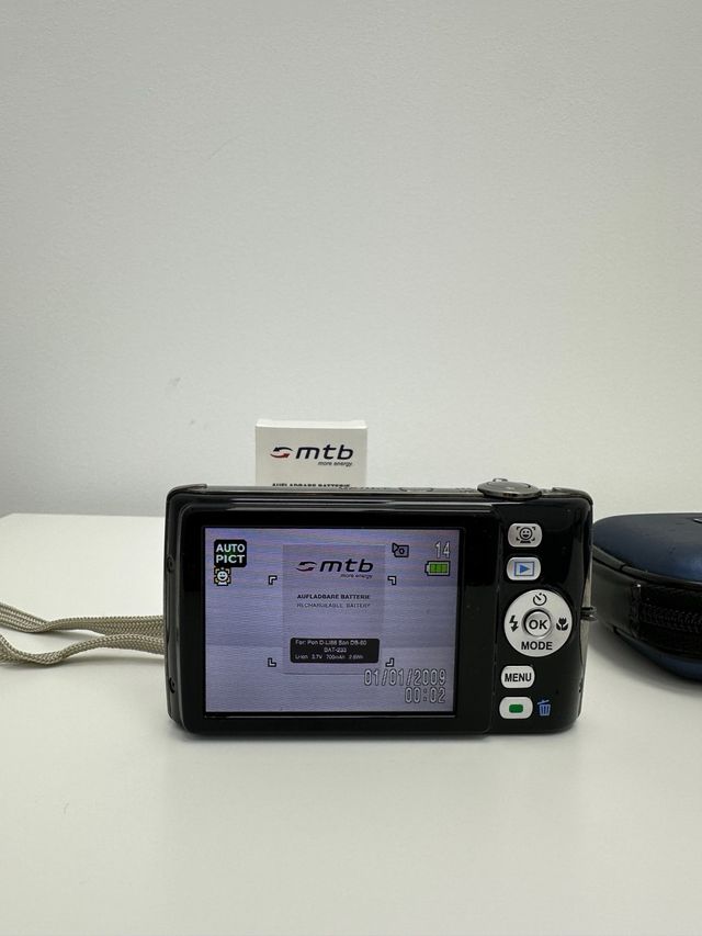 Cámara Pentax Optio P80 12.1MP Negra