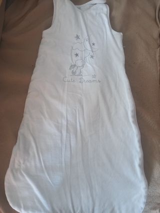 Saco de dormir para bebé blanco