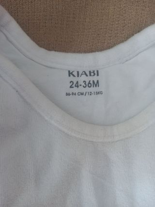 Saco de dormir para bebé blanco