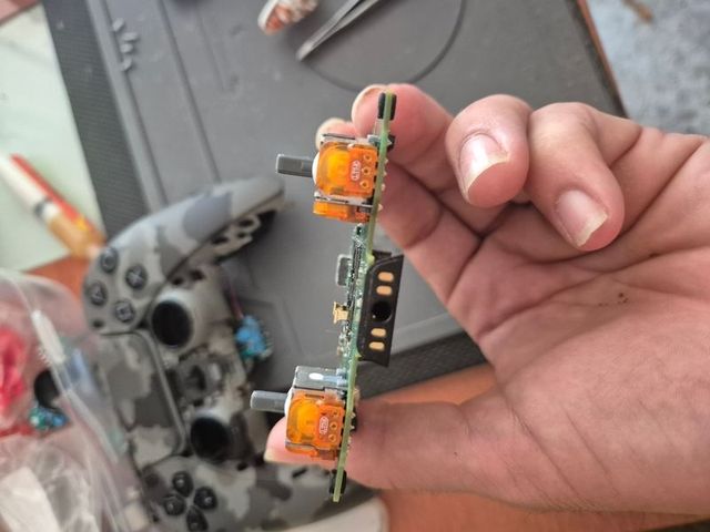 Reparación mando Edge ps5- Sticks TMR Carbono mag