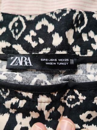 Falda Zara con flecos