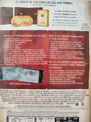 El Señor de los Anillos DVD Edición Extendida