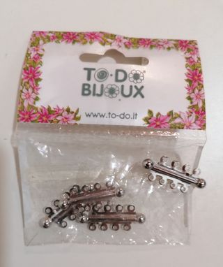 Set 4 Chiusure per Collane Argento