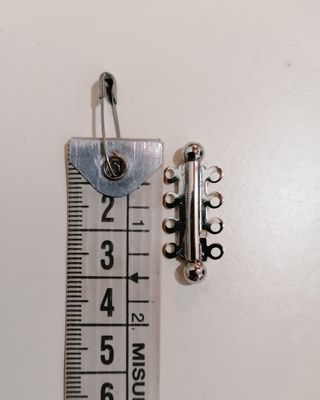 Set 4 Chiusure per Collane Argento