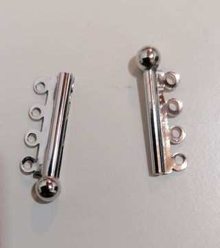 Set 4 Chiusure per Collane Argento