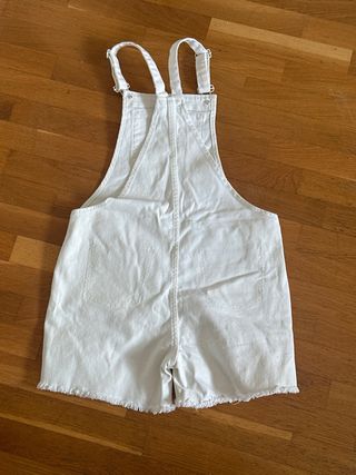 Mono corto blanco vaquero