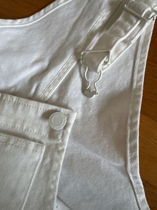 Mono corto blanco vaquero