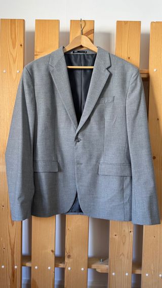 Americana Zara Gris Talla 52