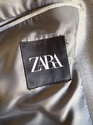 Americana Zara Gris Talla 52