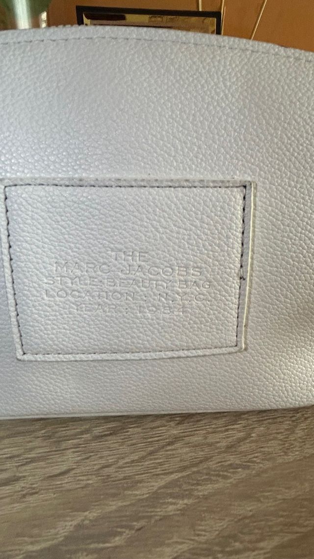 Bolso de maquillaje Marc Jacobs Blanco 