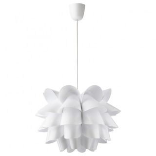 Lámpara Blanca Papel Ikea Knappa