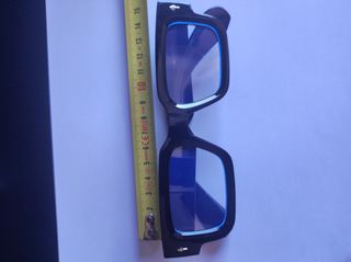 Occhiali da vista unisex neri e blu