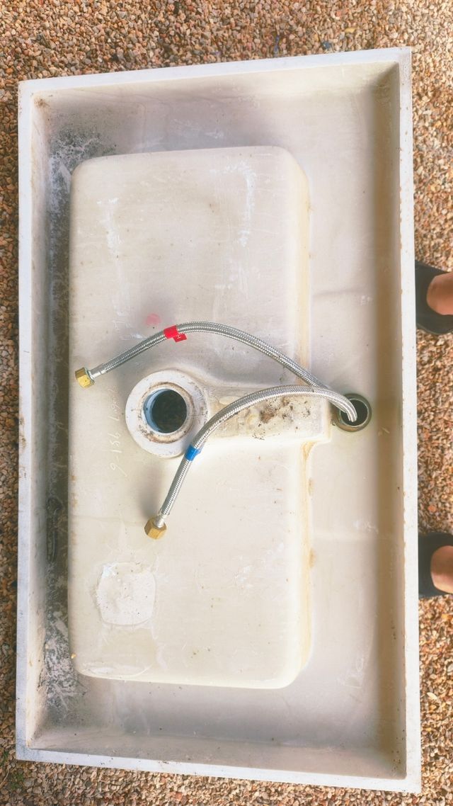 Lavabo Gris Mate encastrable con Grifo de regalo